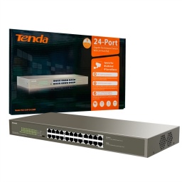 Switch Tenda PoE 24 puertos gigabit 250W