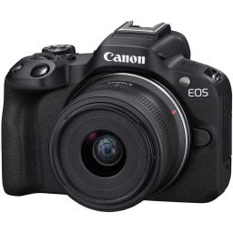 Camara Canon R50 Mirrorless lente 15-45mm