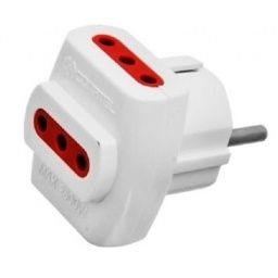 Adaptador 3X3L a Schuko Conatel