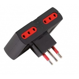 Adaptador 4x3L a ficha 3L Conatel negro