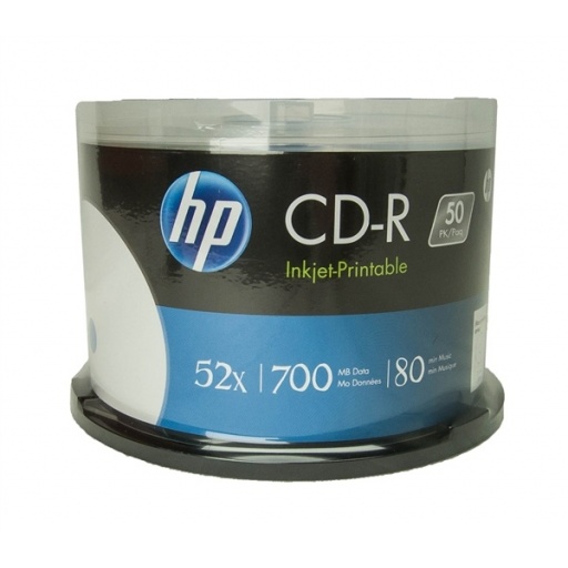 CD-R HP 52x 80min 700mb Printable