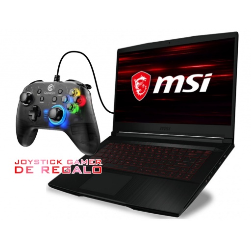 Notebook Gamer MSI Core i5 4.5Ghz, 8GB, 256GB SSD, 15.6" FHD, GTX 1650 4GB