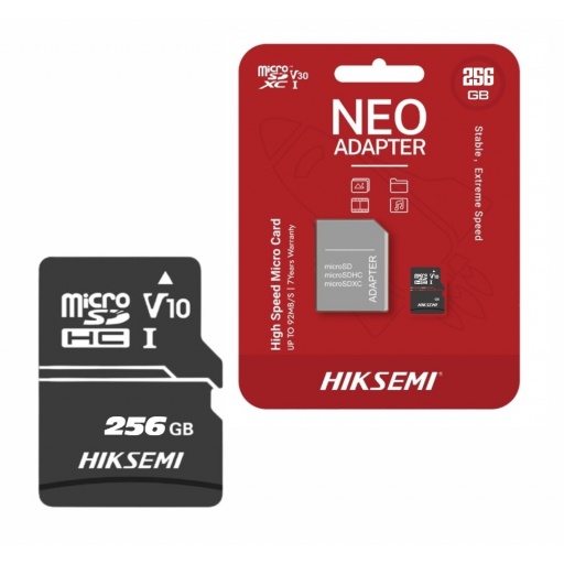 Memoria Micro SD HikSemi 256GB Clase 10