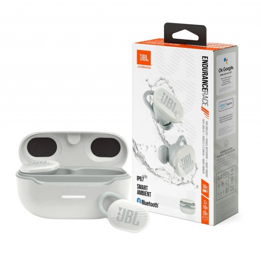 Auricular JBL Endurance Race blanco