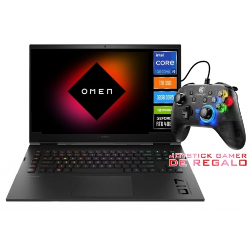 Notebook Gamer HP Core i9 5.4Ghz, 32GB, 1TB SSD, 17.3'' QHD, RTX 4080 12GB