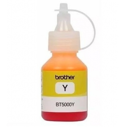 Botella tinta Brother BT5001Y amarilla