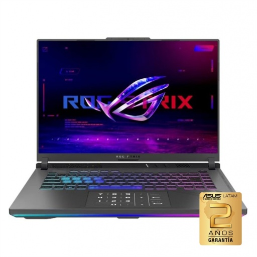 Notebook Gamer Asus ROG Core i9 5.8Ghz, 16GB, 1TB SSD, 16" FHD+ 165Hz, RTX 4070 8GB