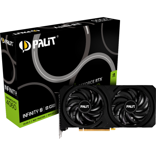 Tarjeta Video Palit RTX 4060 Infinity 2 8GB