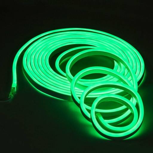 Rollo Luz Neon Led 5m 220V Verde