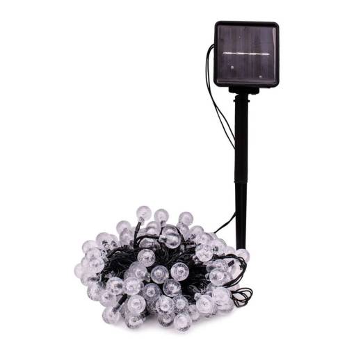 Guirnalda Solar Guia 100 Luces Led Calida