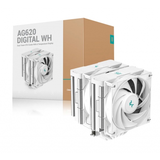 Cooler Deepcool AG620 Digital Blanco ARGB