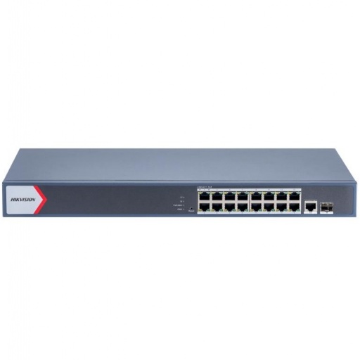 Switch PoE Hikvision 16 puertos gigabit 130w admin.