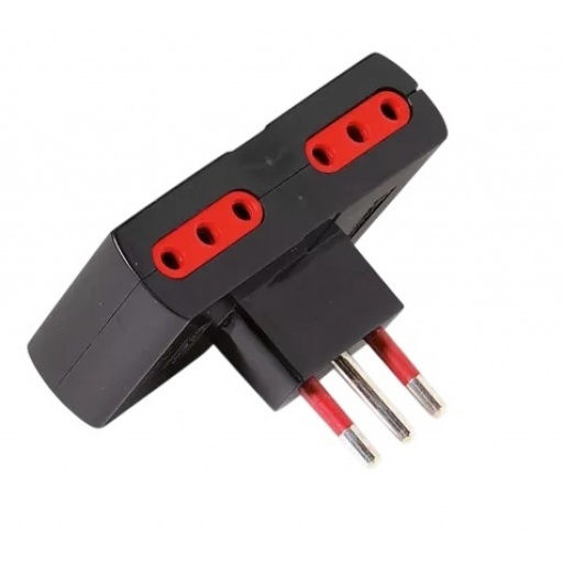 Adaptador 4x3L a ficha 3L Conatel negro