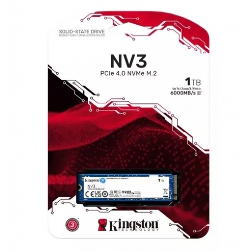 Disco SSD NV3 Kingston 1000GB NVMe M.2 PCIe 2280