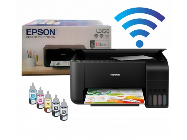 Impresora Wifi Epson Ecotank L1250 Resma De 500 Hojas Oficina Impresoras Escáners Impresora Chorr 8345